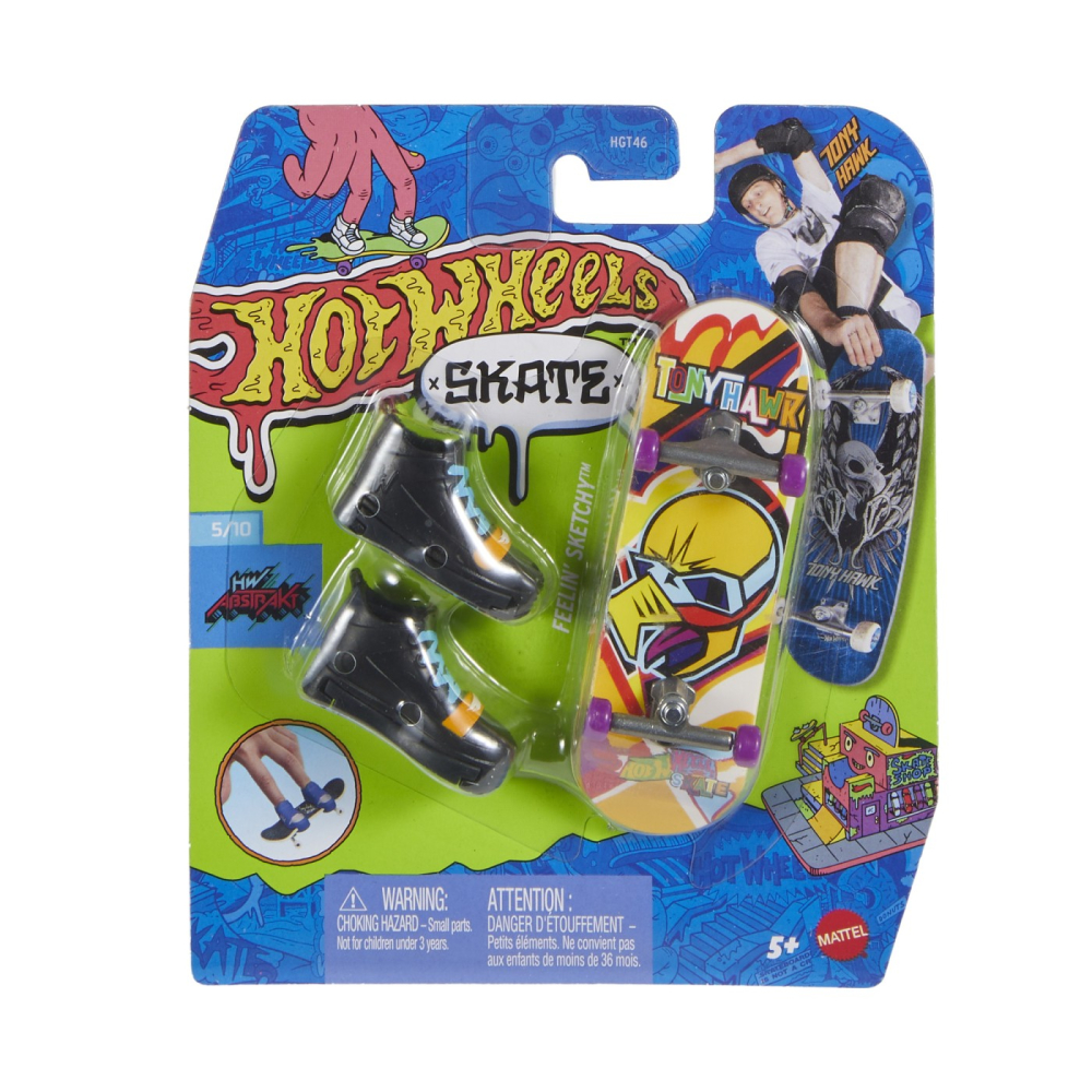 Mattel-Hot Wheels Set Placa Si Pantofi De Skate [8]