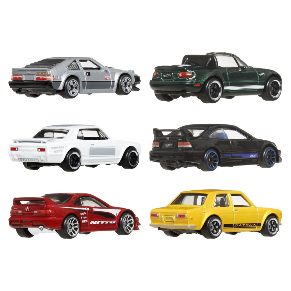 Hot Wheels Silver Series Set 6 Masinute Metalice Tematica Japoneza [10]