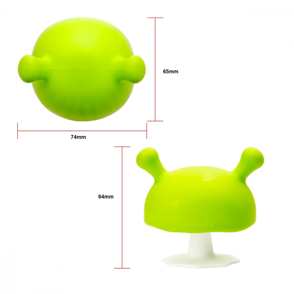 Inel Gingival Din Silicon, Mombella, Ciupercuta Verde [2]