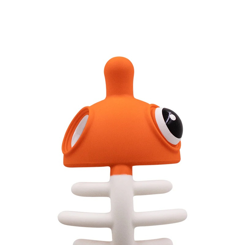 Inel Gingival Din Silicon, Mombella, Clownfish Orange [3]