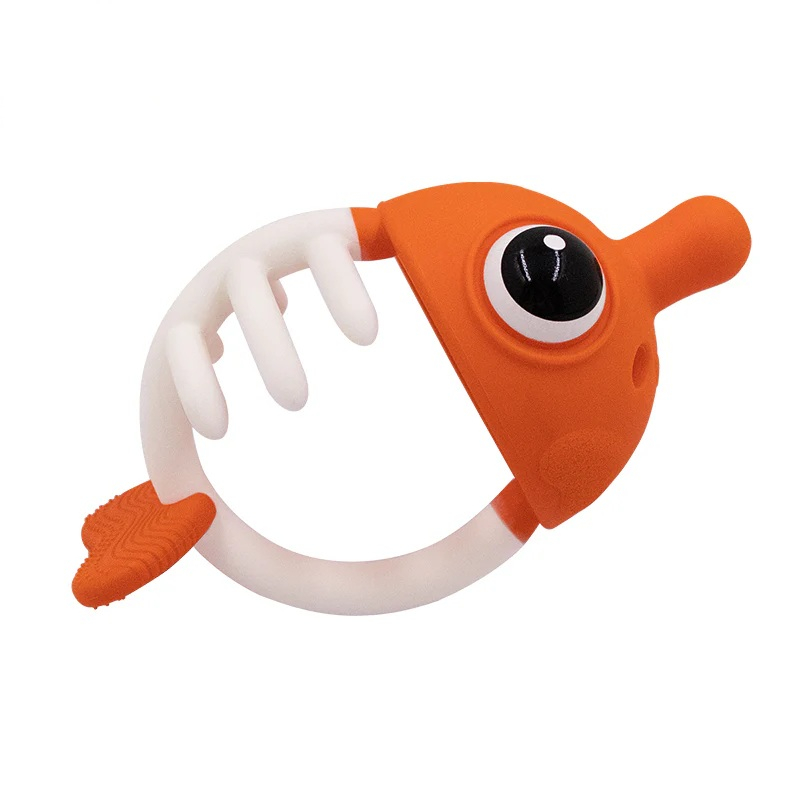 Inel Gingival Din Silicon, Mombella, Clownfish Orange [1]
