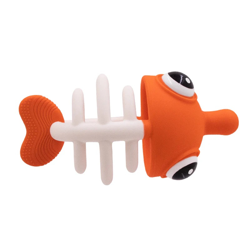 Inel Gingival Din Silicon, Mombella, Clownfish Orange [2]