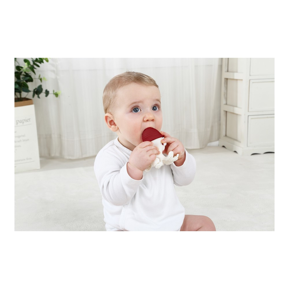 Mombella-INEL GINGIVAL DIN SILICON, MOMBELLA - OCTOPUS ROSU [2]