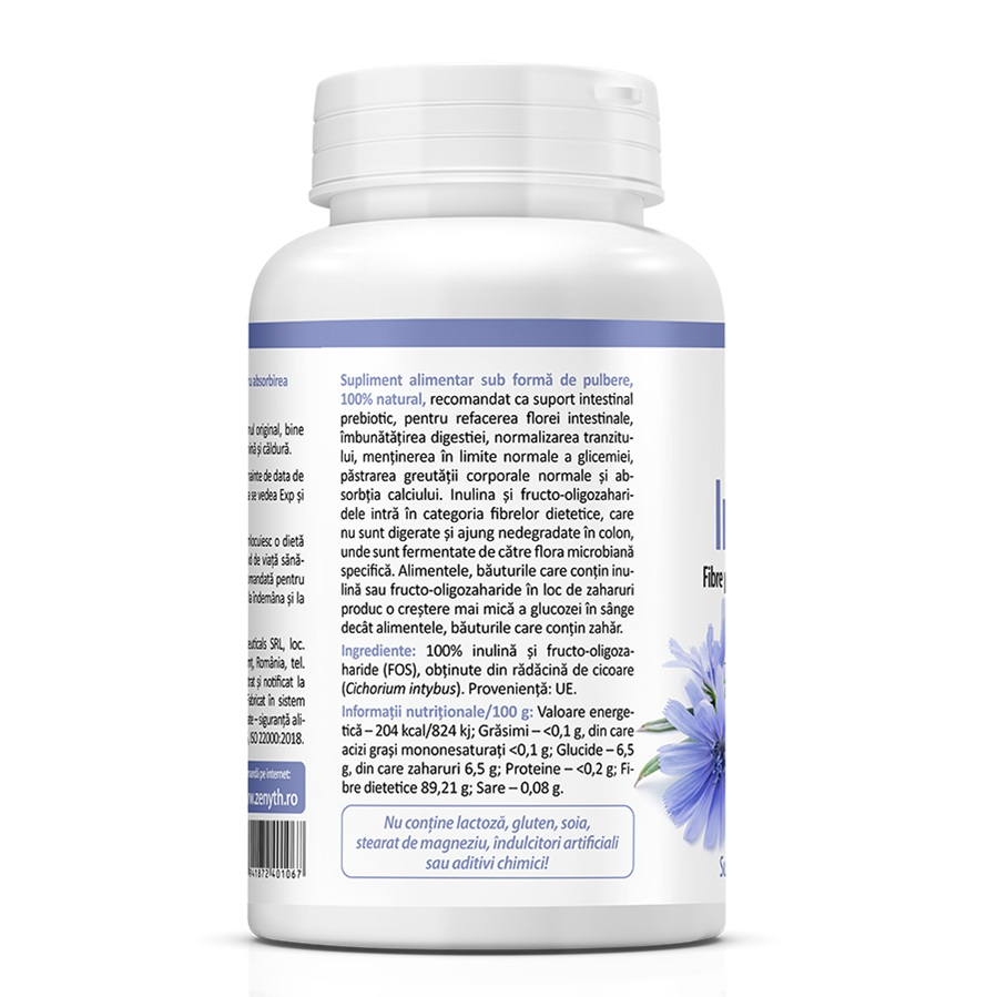 Zenyth-Inulin FOS pulbere, 120 g, Zenyth [3]