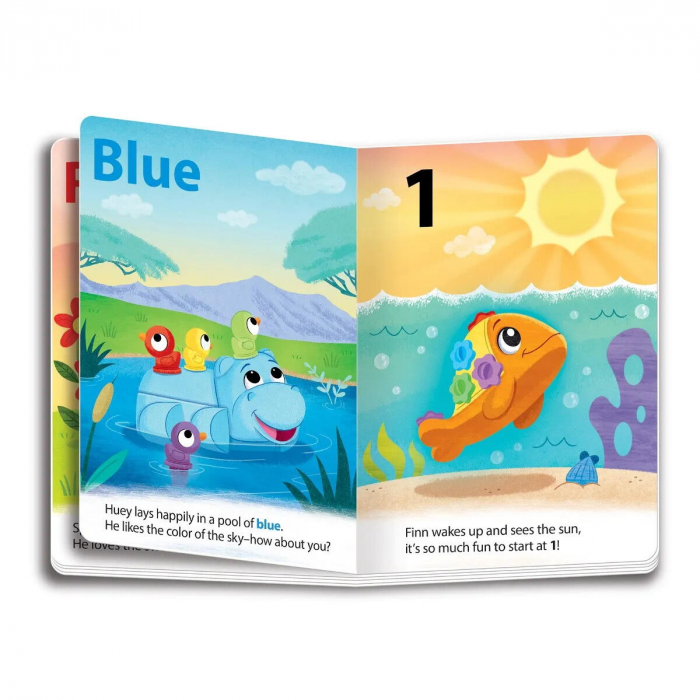 Learning Resources Invatam culorile & numerele cu Spike si prietenii [2]