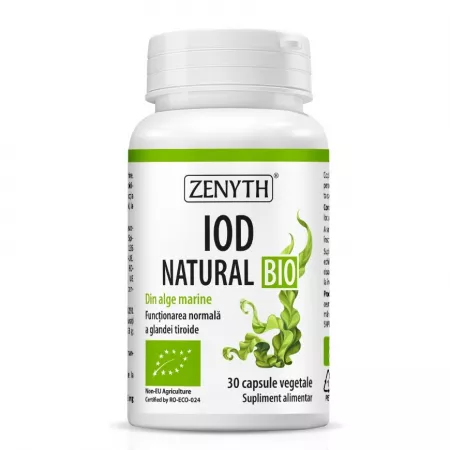 Iod Natural Bio, 30 capsule vegetale, Zenyth [1]