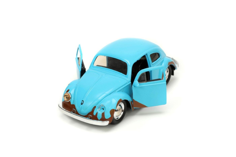 Jada Disney Stitch Set Figurina Stitch Si Masinuta Metalica Volkswagen Beetle Scara 1 La 32 [6]