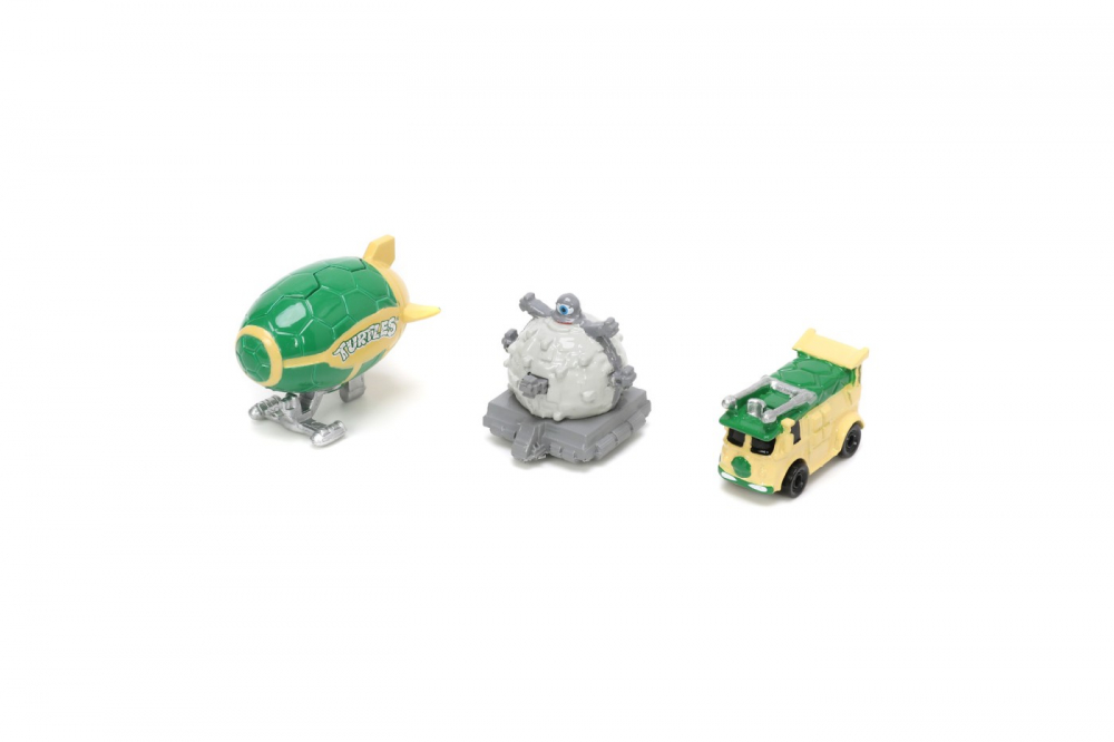 Jada Set 3 Masinute Metalice Testoasele Ninja 4Cm [2]