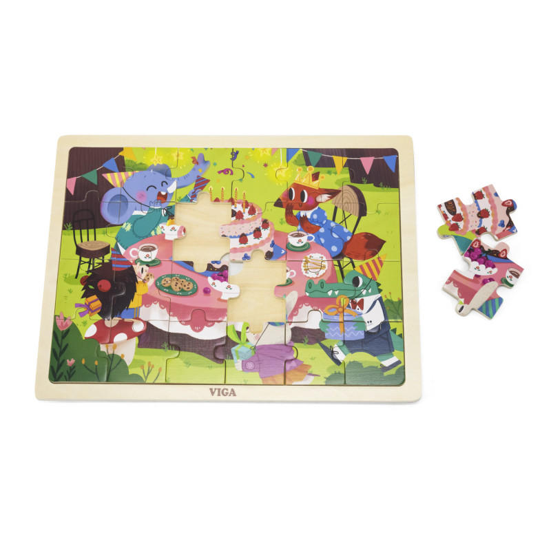 Jigsaw Puzzle 24 piese - Petrecere aniversara, Viga [3]