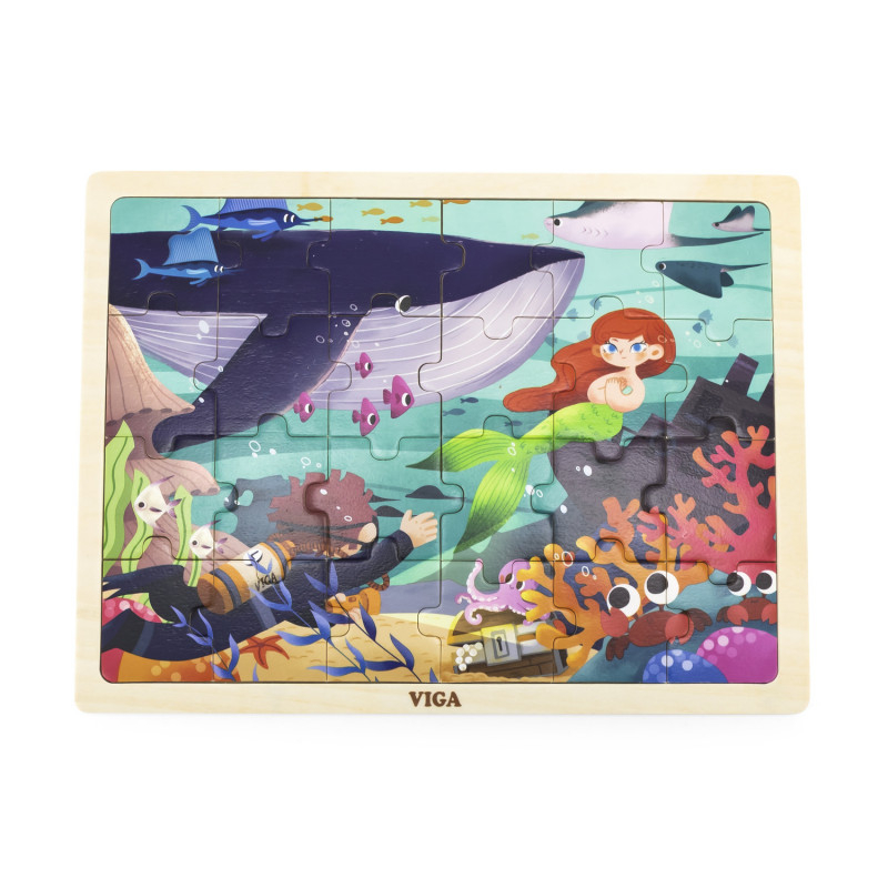 Jigsaw Puzzle 24 piese - Viata marina, Viga [4]