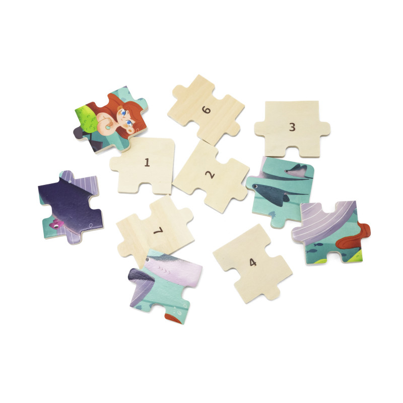 Jigsaw Puzzle 24 piese - Viata marina, Viga [2]