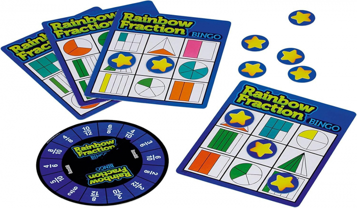 Learning Resources-Joc bingo - Curcubeul fractiilor [4]