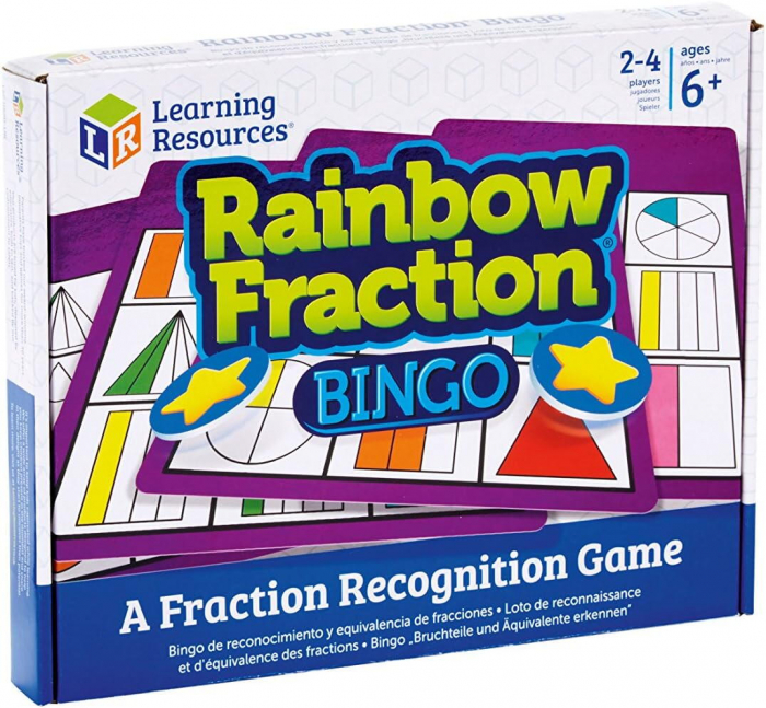 Learning Resources-Joc bingo - Curcubeul fractiilor [6]