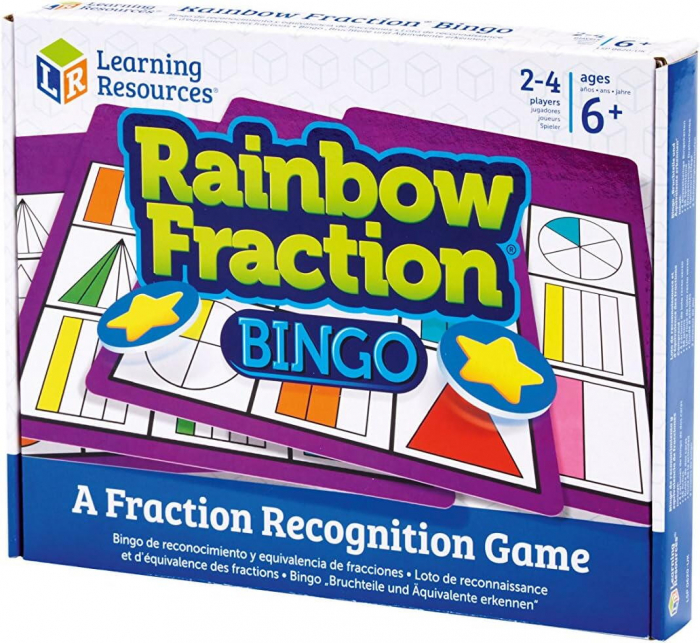 Learning Resources-Joc bingo - Curcubeul fractiilor [5]