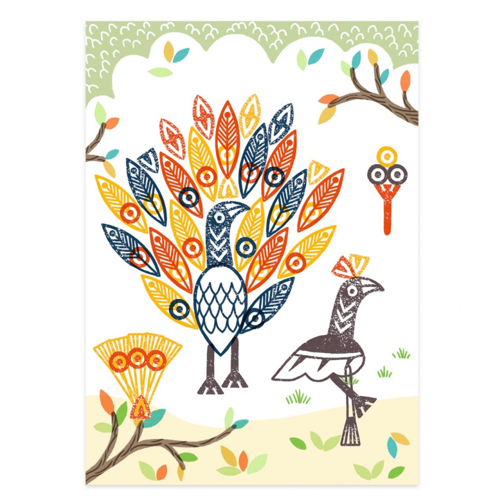 Djeco-Joc creativ cu stampile Animale surprinzatoare, Djeco [3]