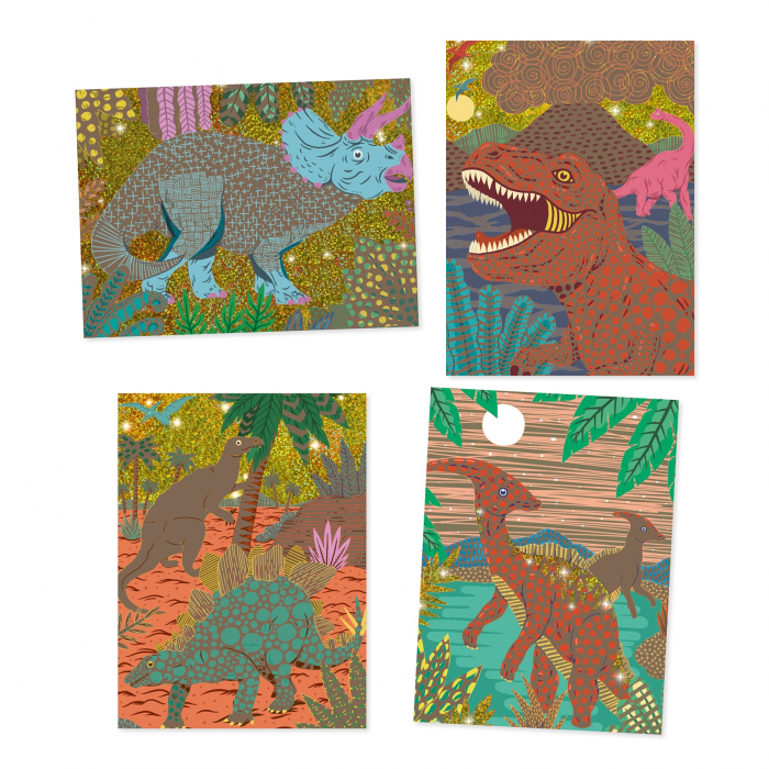 Djeco-Joc creativ de razuit Dinozauri [2]