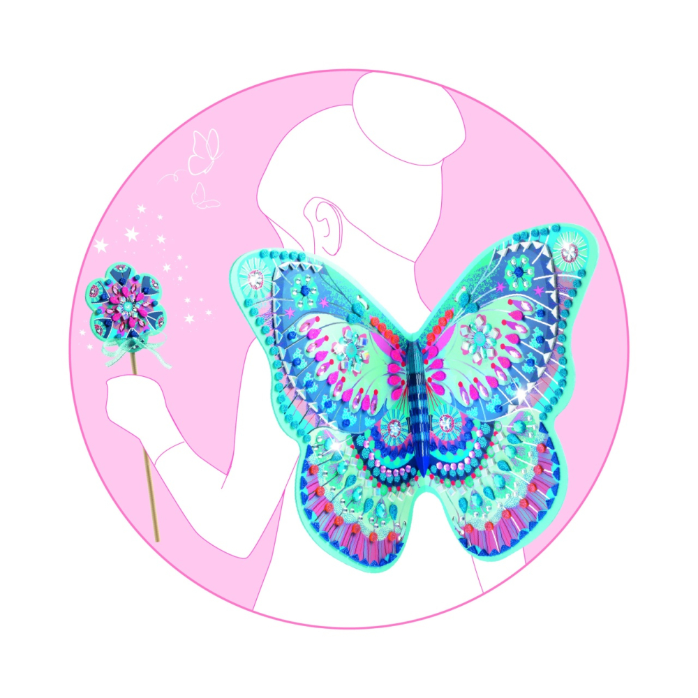 Djeco-Joc creativ DIY Aripi si bagheta fermecata, Djeco [5]