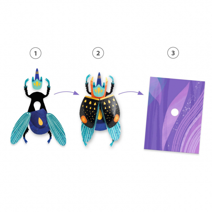 Djeco-Joc creativ Insecte stralucitoare, Djeco [4]