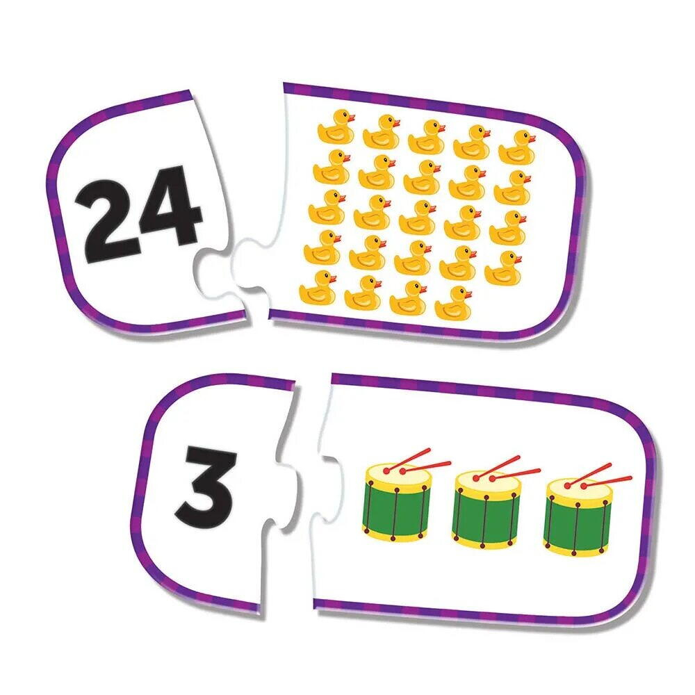 Joc de asociere - Invat sa numar pana la 25 [3]