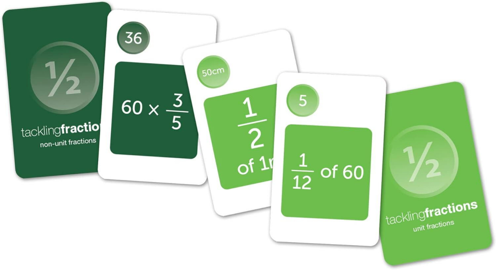 Learning Resources-Joc de carti - Exersam fractiile [3]