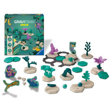 Ravensburger-Joc de constructie Gravitrax Junior - Jungle - Set de accesorii, Jungla [1]