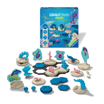 Ravensburger-Joc de constructie Gravitrax Junior - My Ocean - Set de accesorii, Lumea Acvatica [1]