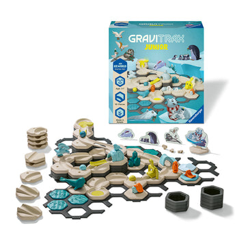 Ravensburger-Joc de constructie Gravitrax Junior pentru copii de la 3 ani- My Ice World - Set de baza, Lumea Inghetata [1]
