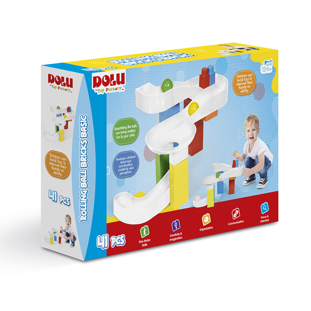 DOLU-Joc de constructie - Labirintul bilutei ( 41 piese) [1]