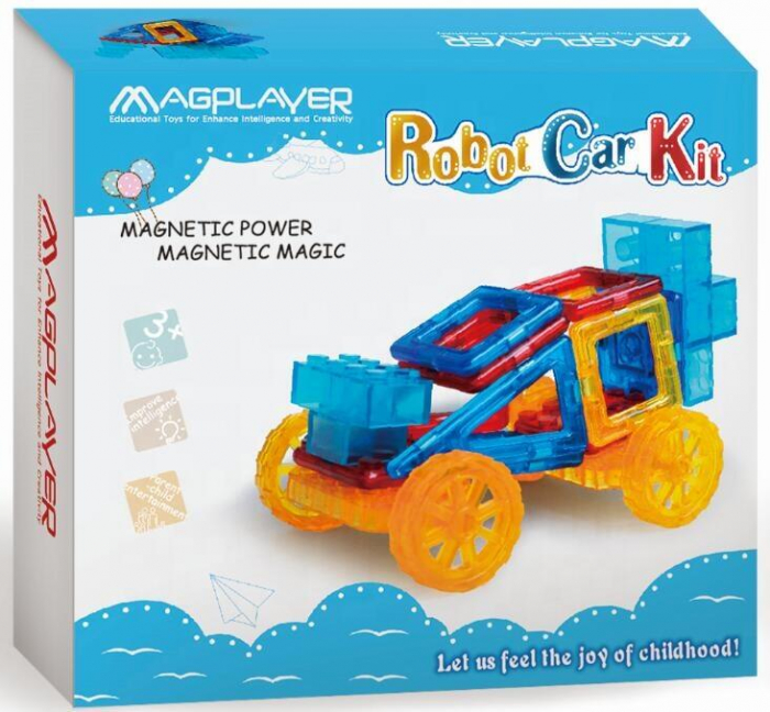 Magplayer-Joc-de-constructie-magnetic-Masinuta-si-robotel [2]