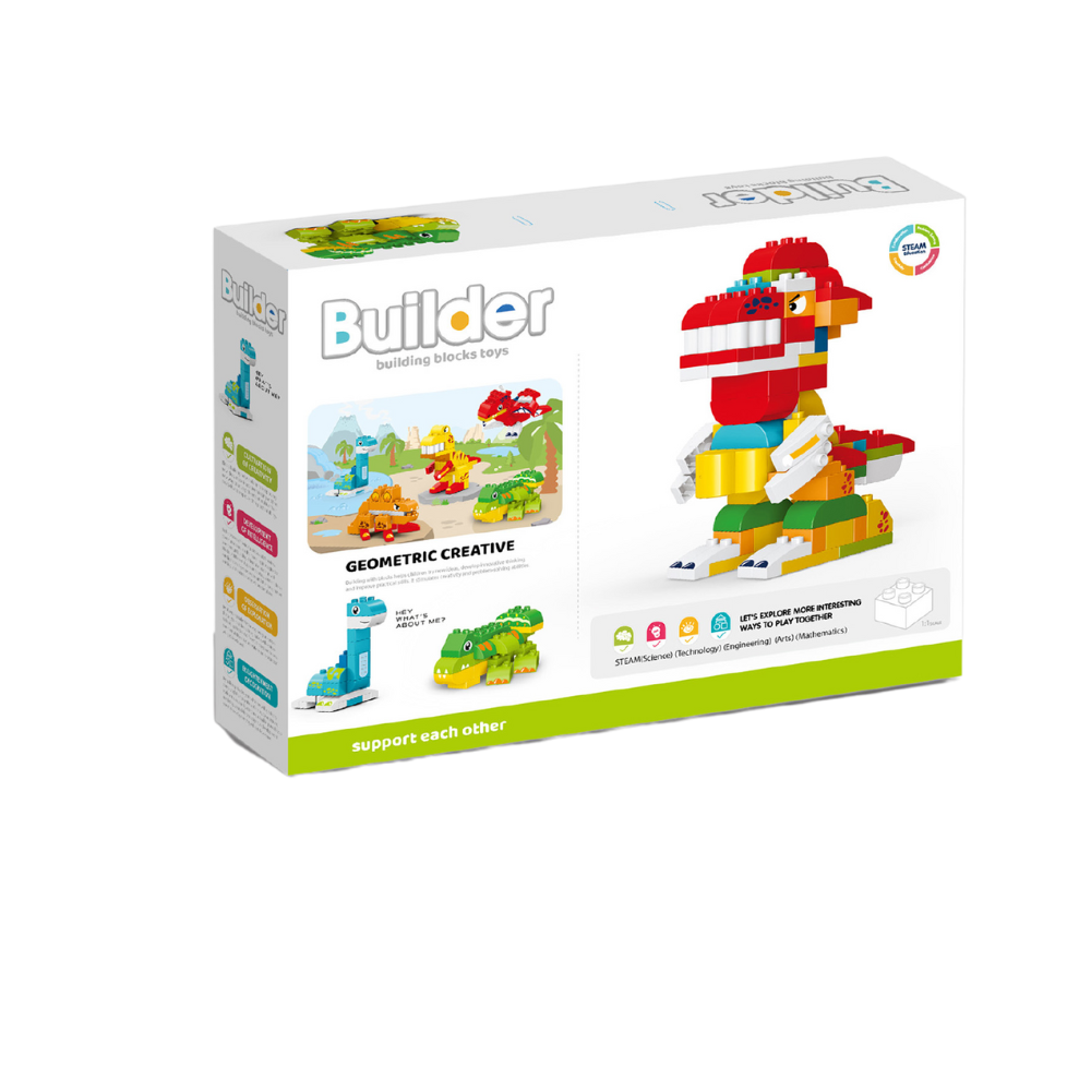 Bufnitel-Joc de constructie STEAM - Dinozauri (135 piese) [3]