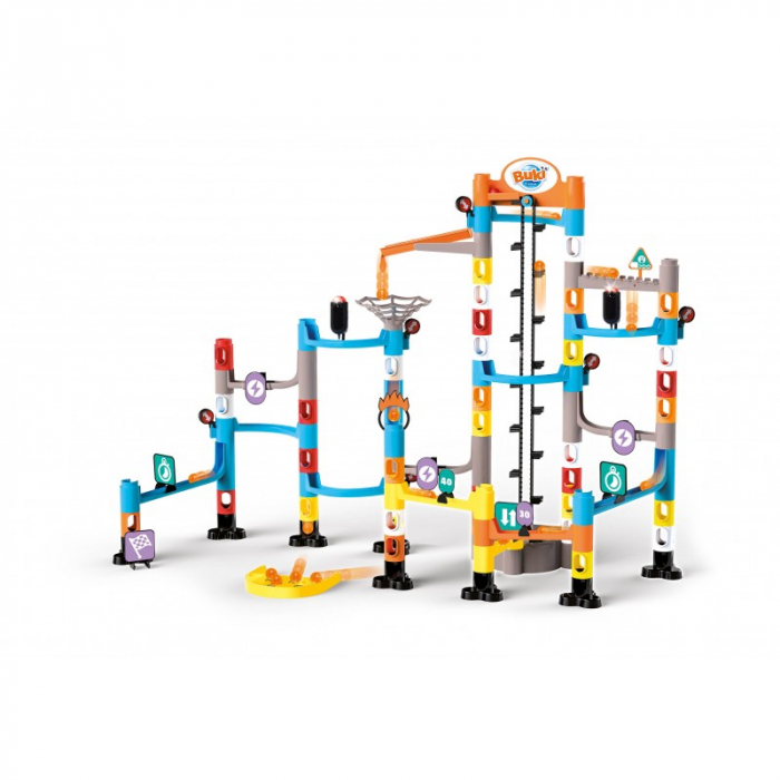 Buki France Joc de constructie tip Marble Run - Cursa cu bile si lift - 71 piese [3]