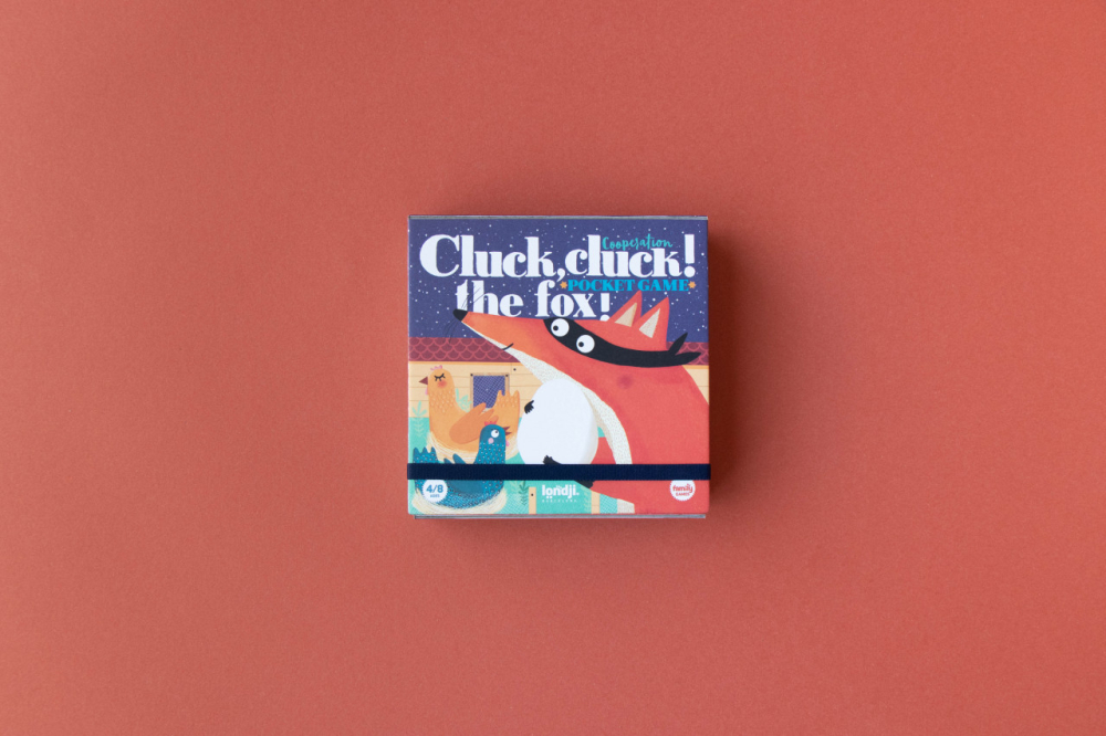 Londji-Joc de cooperare Cluck, cluck the fox, editia de buzunar, Londji [9]