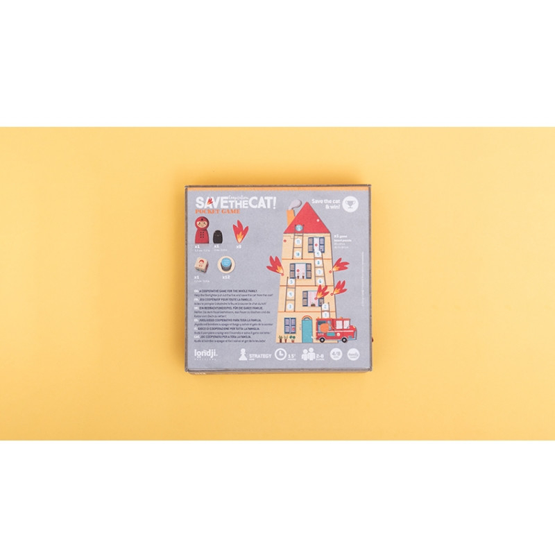 Londji-Joc de cooperare varianta de buzunar Pompierii salveaza pisica, Londji [7]