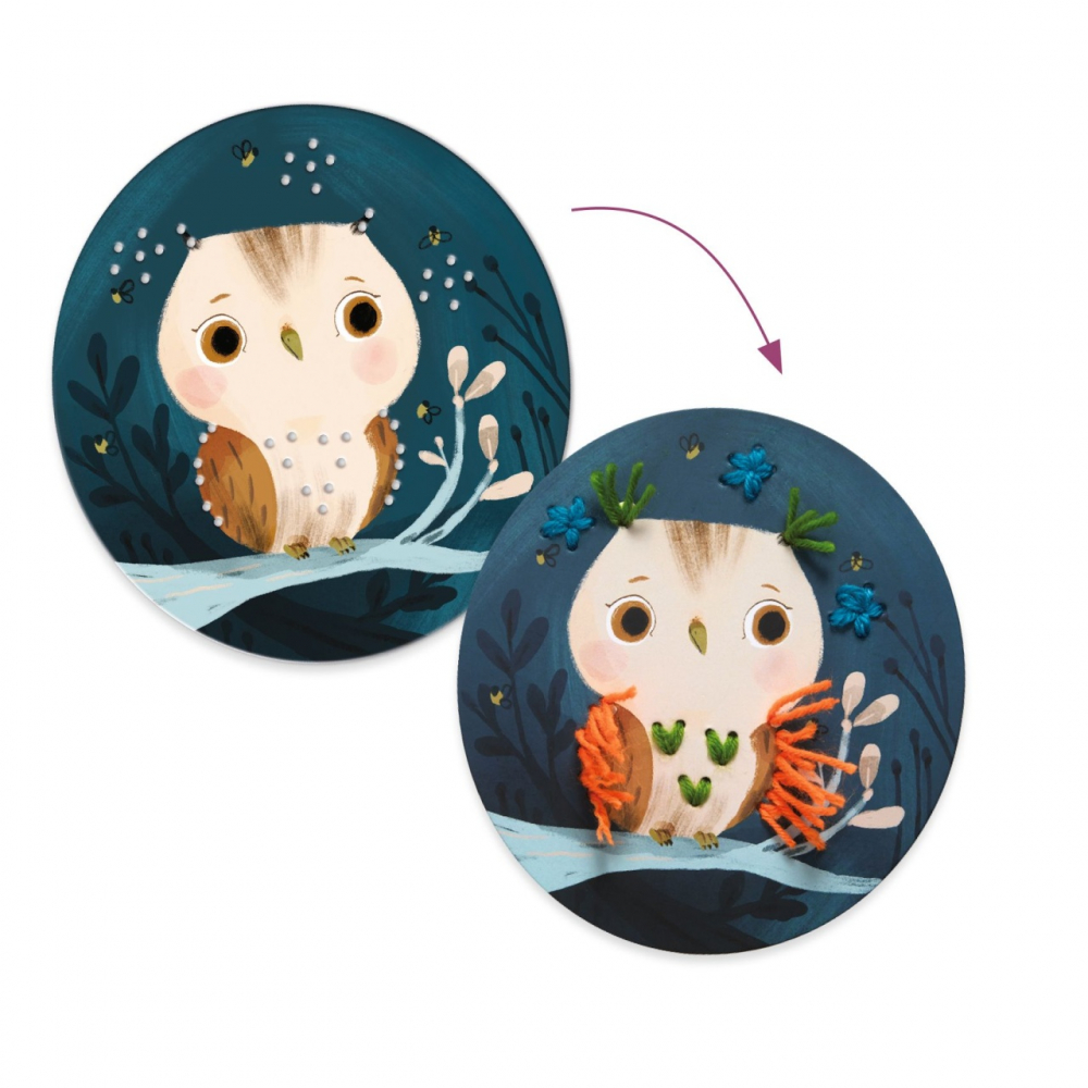 Alkotó játék Bevezetés a hímzésbe, Djeco [2]