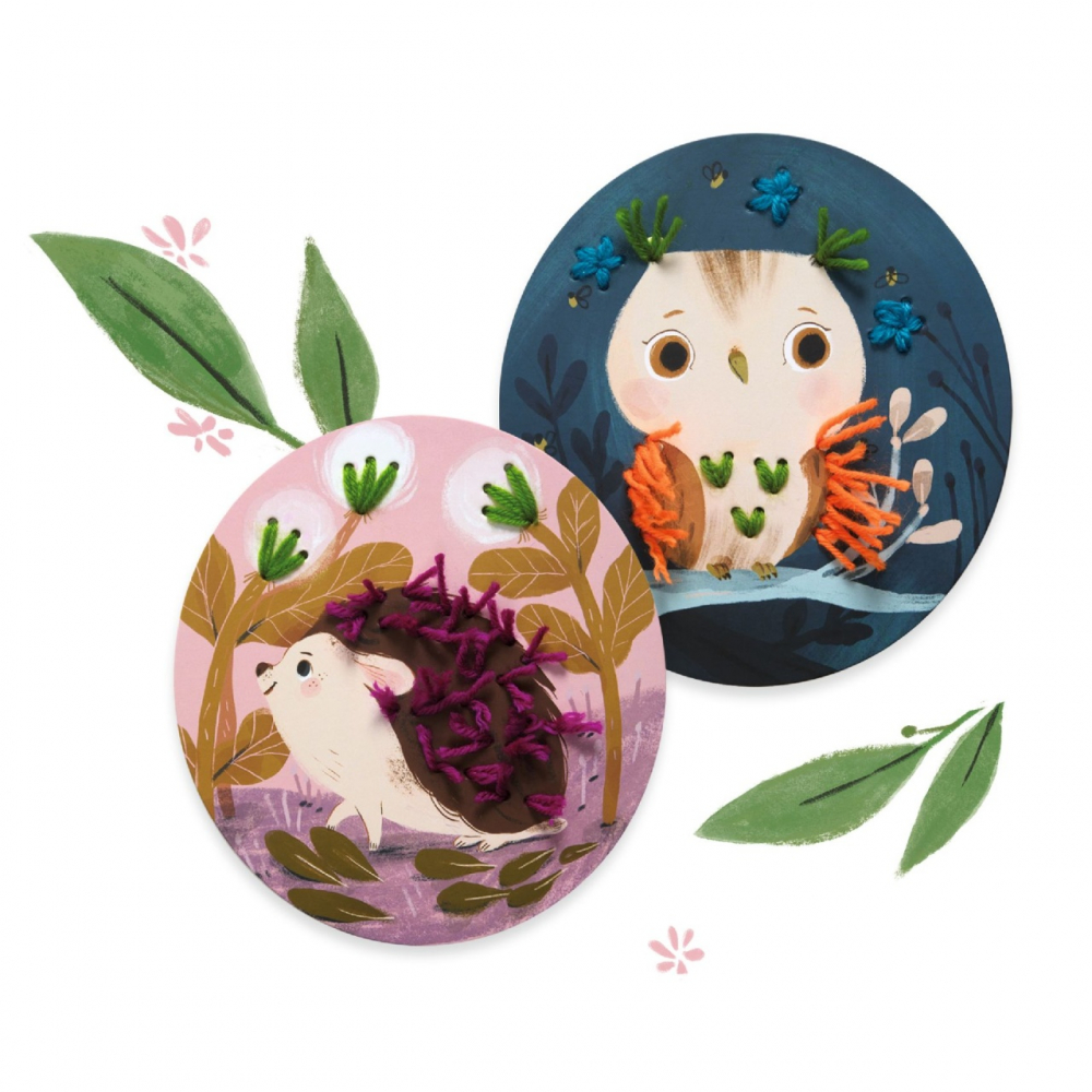 Alkotó játék Bevezetés a hímzésbe, Djeco [4]