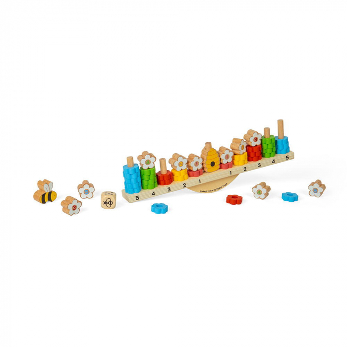 BIGJIGS Toys-Joc de echilibru - Balanta albinutelor [3]