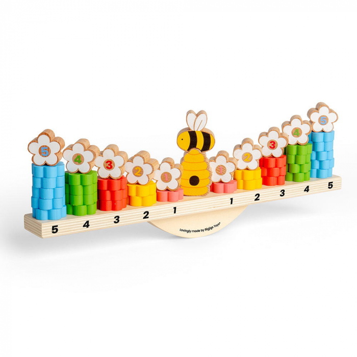 BIGJIGS Toys-Joc de echilibru - Balanta albinutelor [2]