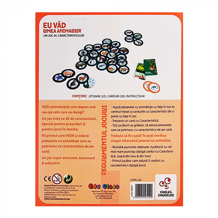 Chalk and Chuckles Joc de logica - Eu vad - Lumea animalelor [2]