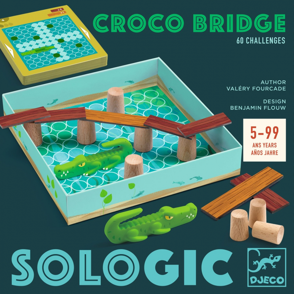Crocodile bridge logikai játék, Djeco [3]