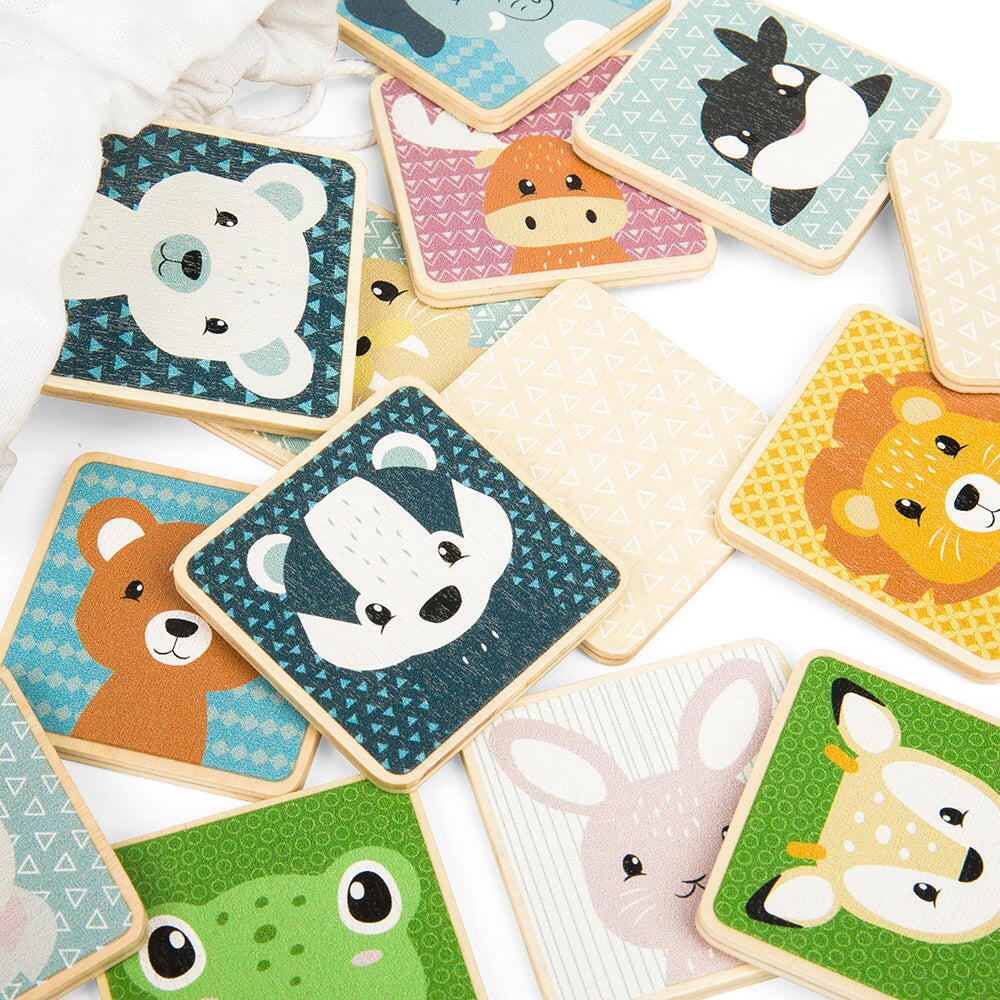 BIGJIGS Toys-Joc de memorie - Gaseste animalutele [5]