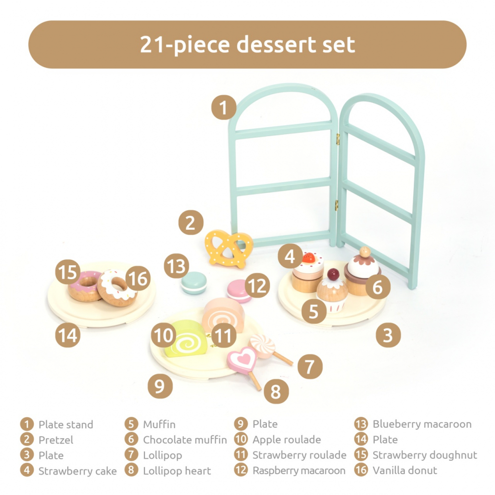 Joc-de-rol-Set-complet-pentru-servirea-mesei,-UMU-Toys-UMU-Toys [3]