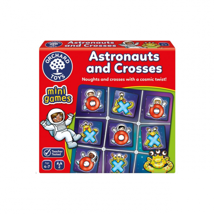 Orchard Toys Joc de societate Astronauti si Extraterestii X si 0 ASTRONAUTS AND CROSSES [2]