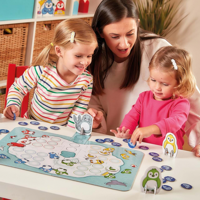 Orchard Toys Joc de societate Pinguini Mici si Flamanzi HUNGRY LITTLE PENGUINS [2]