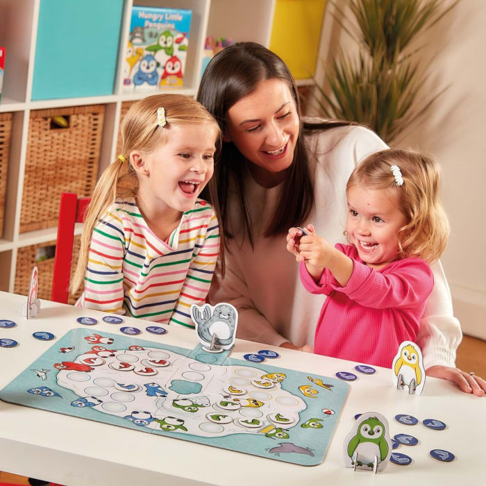 Orchard Toys Joc de societate Pinguini Mici si Flamanzi HUNGRY LITTLE PENGUINS [3]