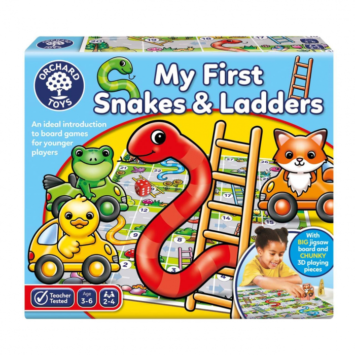 Orchard Toys Joc de societate Serpi si Scari MY FIRST SNAKES AND LADDERS [8]