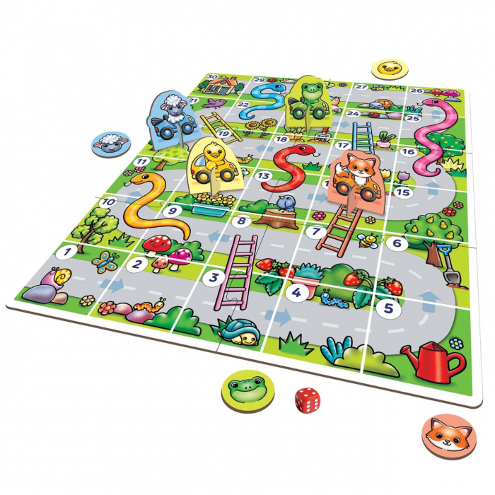 Orchard Toys Joc de societate Serpi si Scari MY FIRST SNAKES AND LADDERS [7]