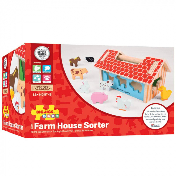 BIGJIGS Toys-Joc de sortare - Ferma vesela [7]