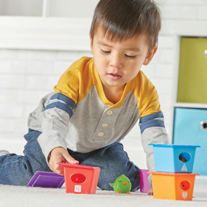 Learning Resources Joc de sortat si numarat - Casutele pasarelelor [3]