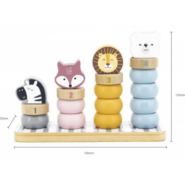 New Classic Toys Joc de stivuire Numaratoarea Animalutelor PolarB [5]