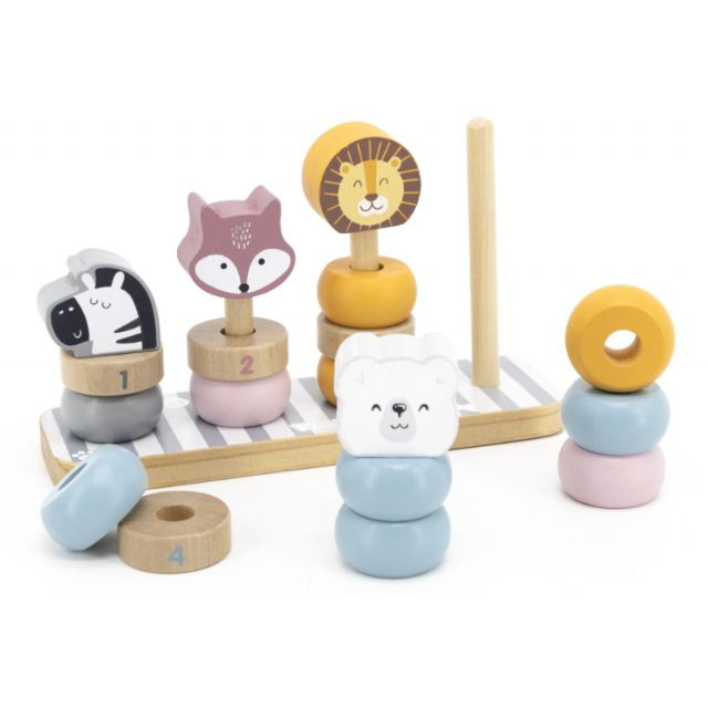 New Classic Toys Joc de stivuire Numaratoarea Animalutelor PolarB [3]